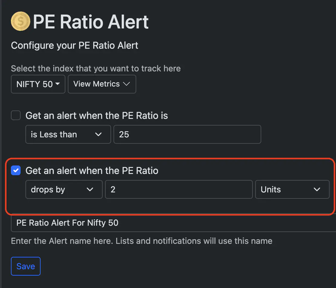 relative threshold using percentage