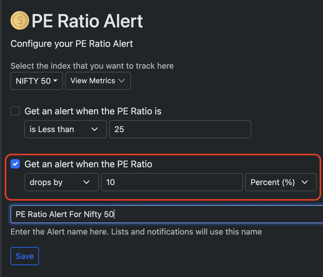 relative threshold using units